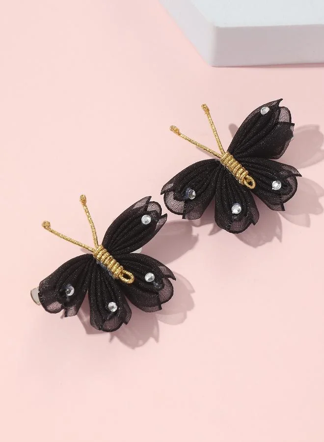 تايك تو Set of 2 - Butterfly Hair Clips
