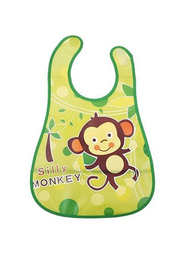 BabyGo - Plastic Waterproof Baby Apron With Bib (Pack Of 3) Random Color - Image 1