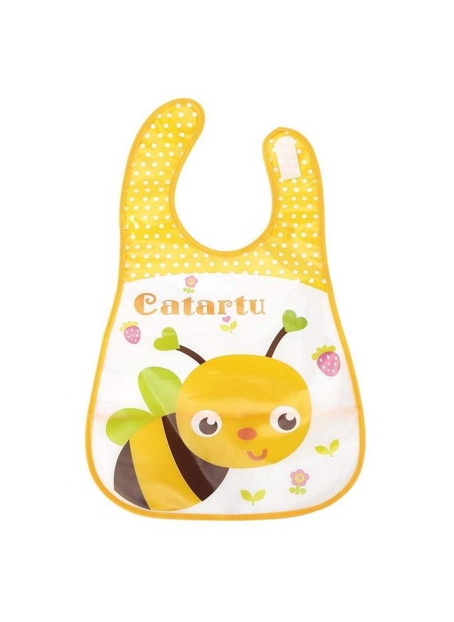 BabyGo - Plastic Waterproof Baby Apron With Bib (Pack Of 3) Random Color - Image 1