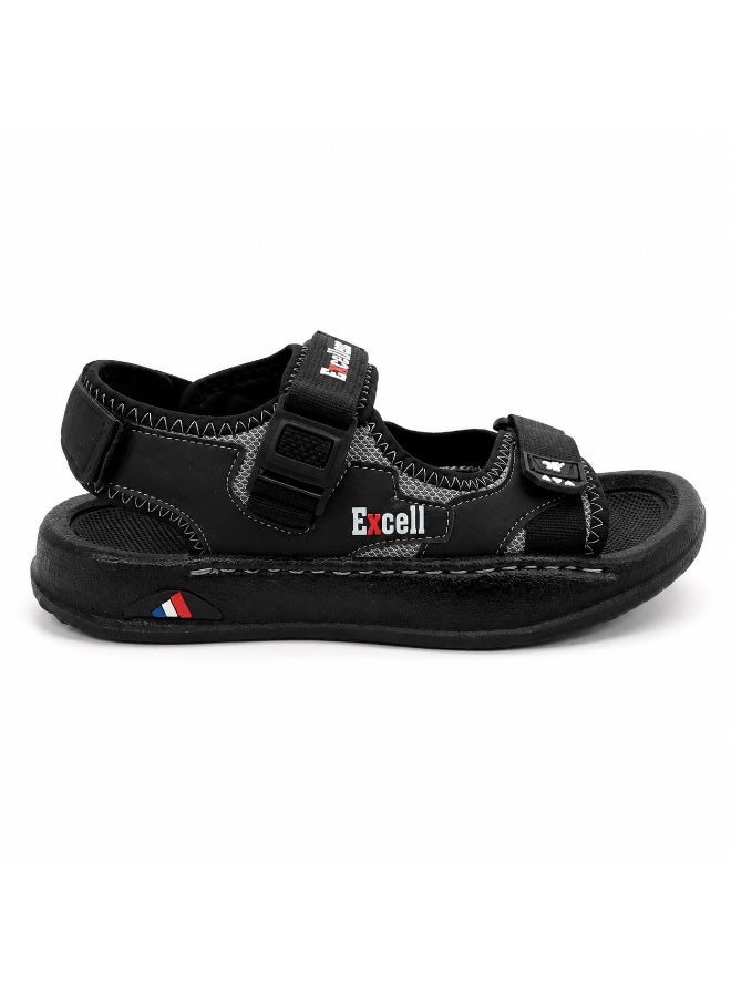 Men's Adjustable Casual Sport Sandals - Lightweight Walking Sandals with Hook & Loop Straps - Comfortable Outdoor & Everyday Wear - Image 5