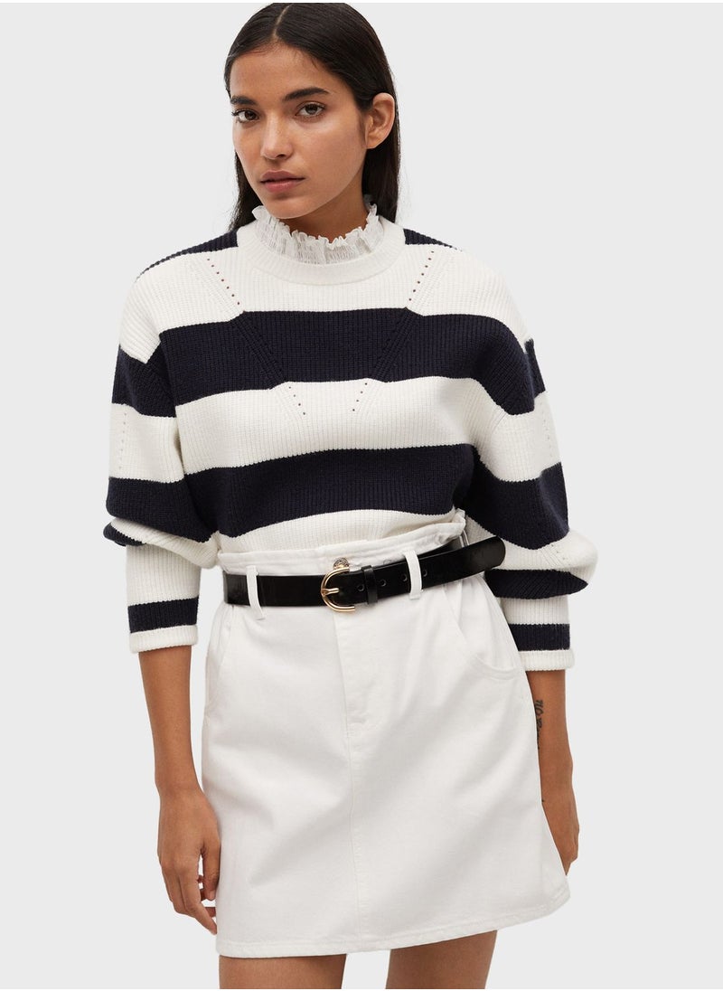 MANGO - Denim Mini Skirt - Image 1