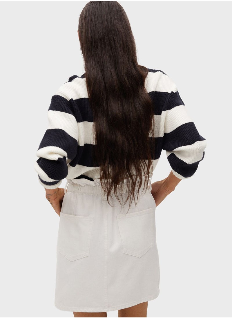 MANGO - Denim Mini Skirt - Image 1