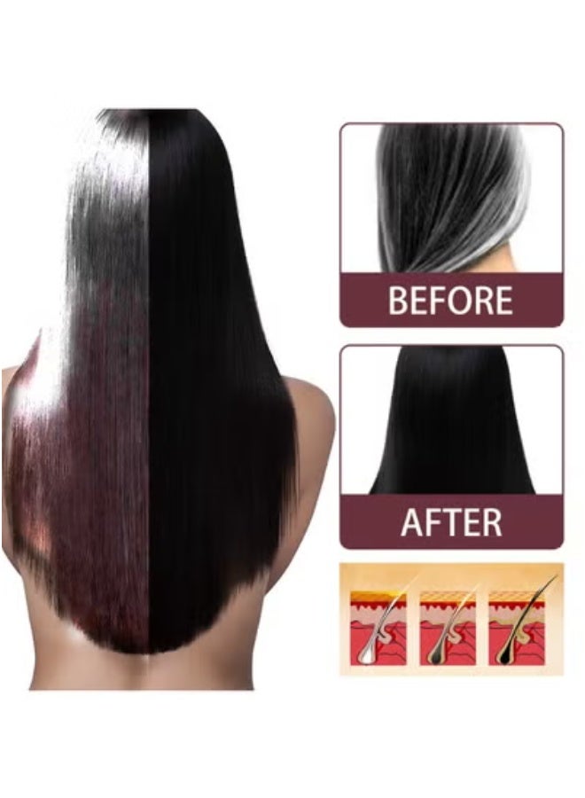 SOL LORA Herbal Hair Conditioner Polygonum multiflorum Herbal Essence Moisturizing Hair Care Black Hair Conditioner 100ML - Image 4