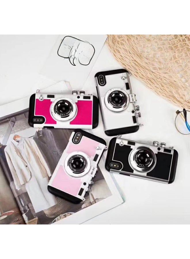 Emily In Paris With The Phone Case For iphone16 Camera 15 Retro Photo 14Promax-Color:Black-Applicable Model:For iphone 7/8