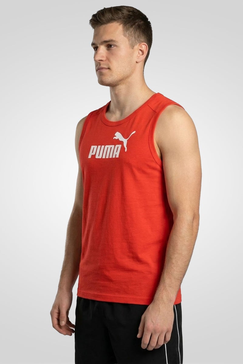 PUMA Men Sportswear Fit Sleeveless Training Vest, Red - Image 4