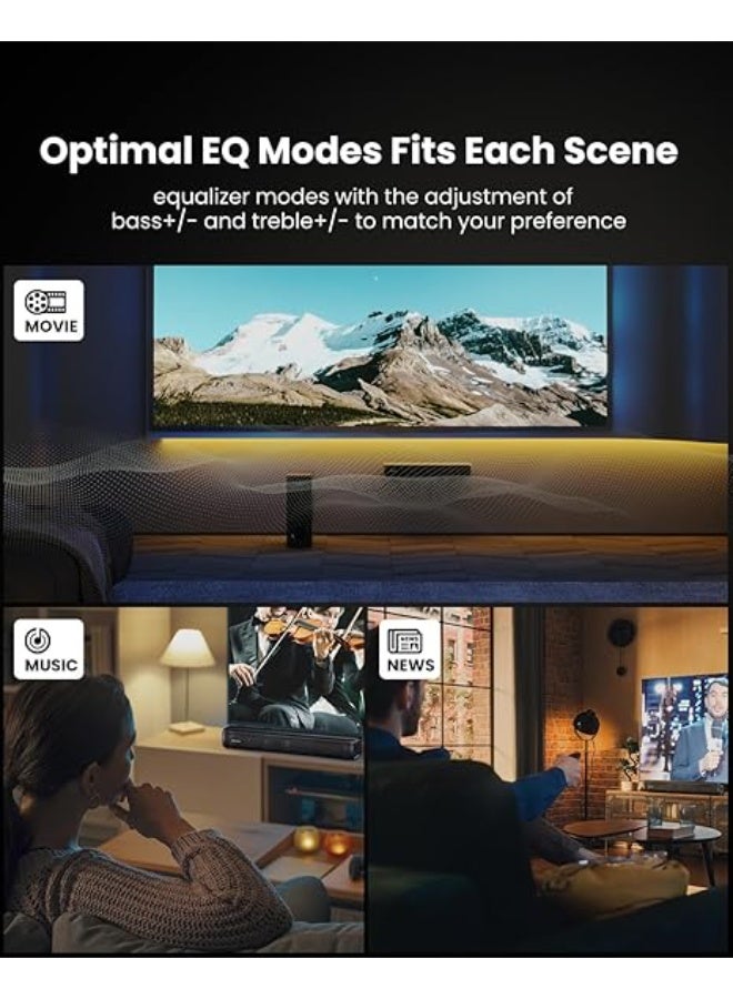 مكبر صوت للتلفزيون مع مضخم صوت للألعاب على الكمبيوتر - Image 5