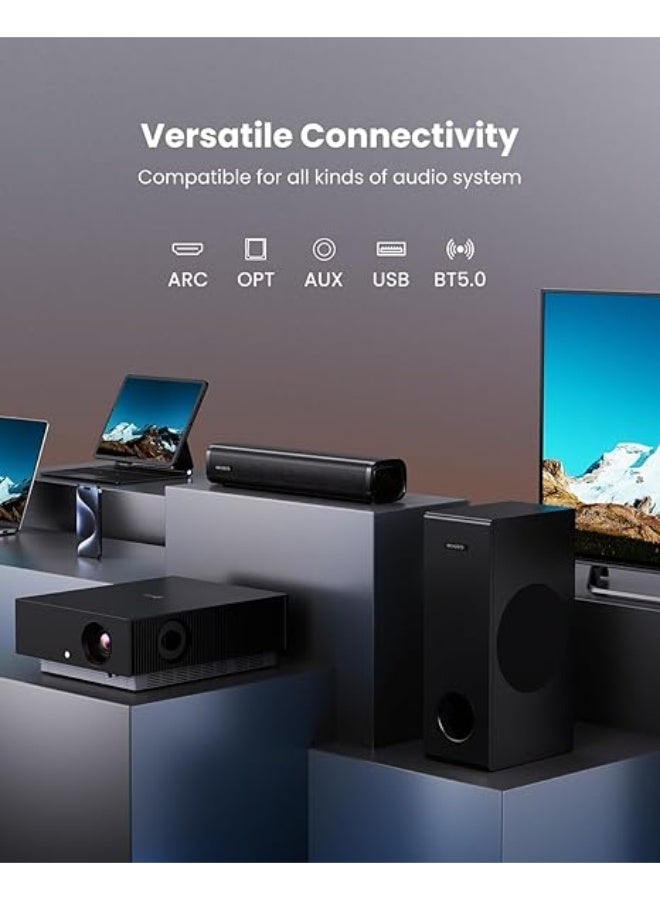 مكبر صوت للتلفزيون مع مضخم صوت للألعاب على الكمبيوتر - Image 4