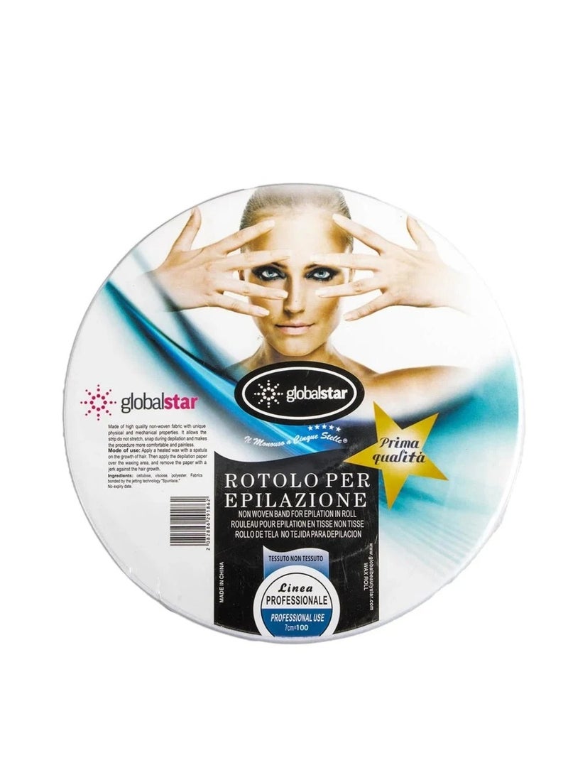 Globalstar 100ml Wax Roll – Tear-Free, Durable Epilating Strip for Smooth Skin