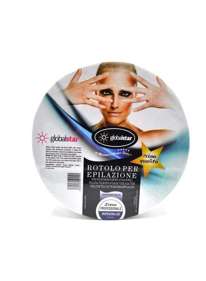 Globalstar 100ml Wax Roll – Tear-Free, Durable Epilating Strip for Smooth Skin
