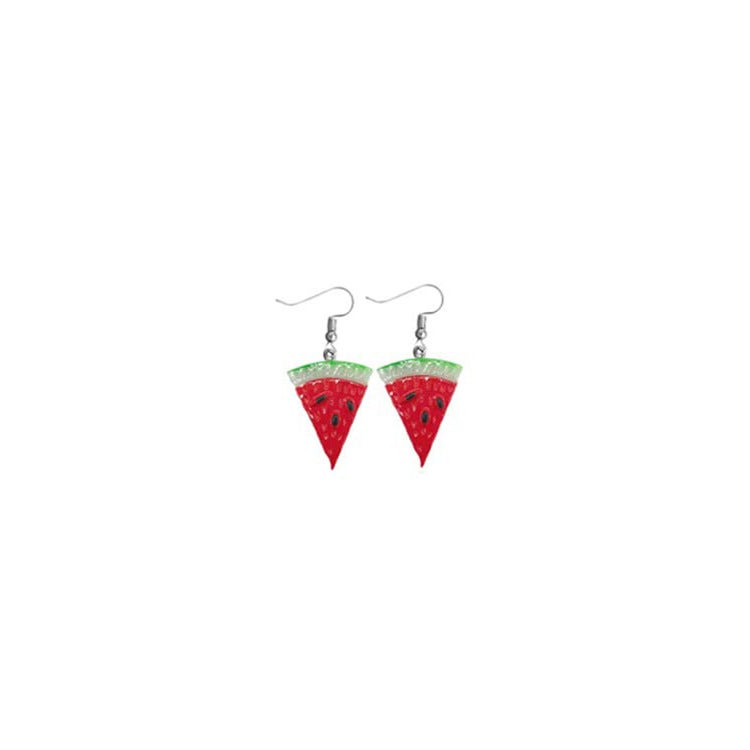 Creative Strawberry Drop Earrings Watermelon 
