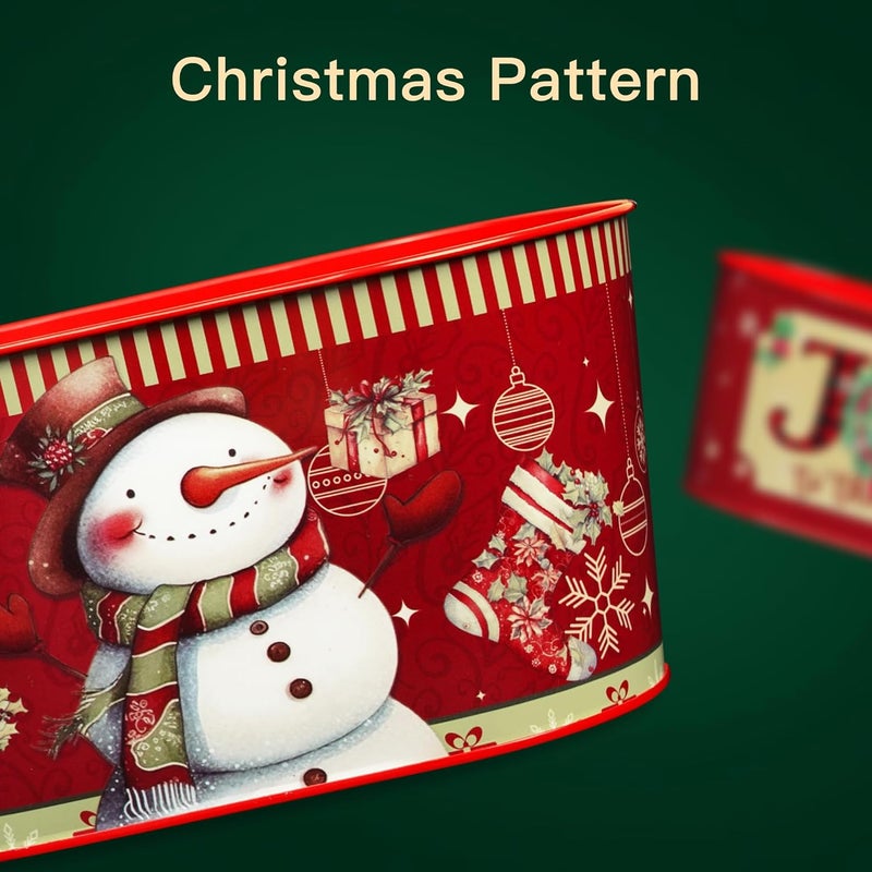 Putuo Decor Christmas Metal Bucket, 5-Piece Set - Galvanized Tin Party Buckets for Centerpiece Decoration, 9 in - Image 3