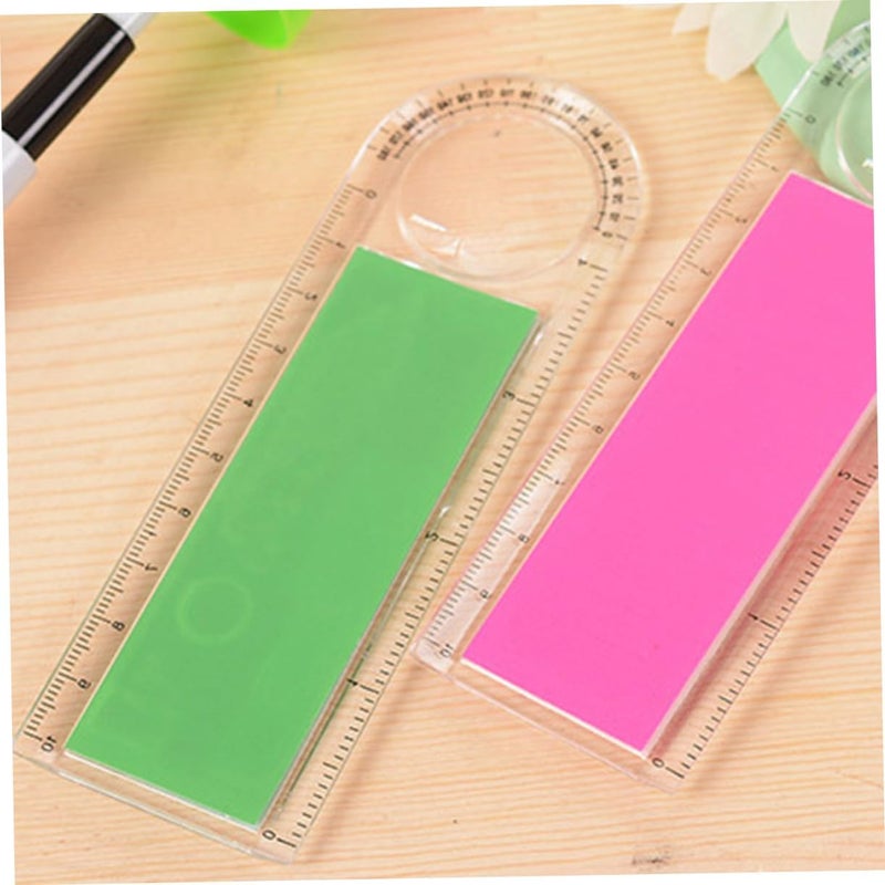 EXCEART 2pcs Mini Digital Ruler Calculator Portable Multi-Function Tool for Boy Girl and Students Kawaii Design for School and Office Random Color - Image 4