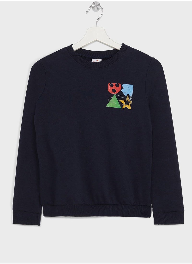 Pinata - Boys Front And Back Printed Sweatshirt - Image 1