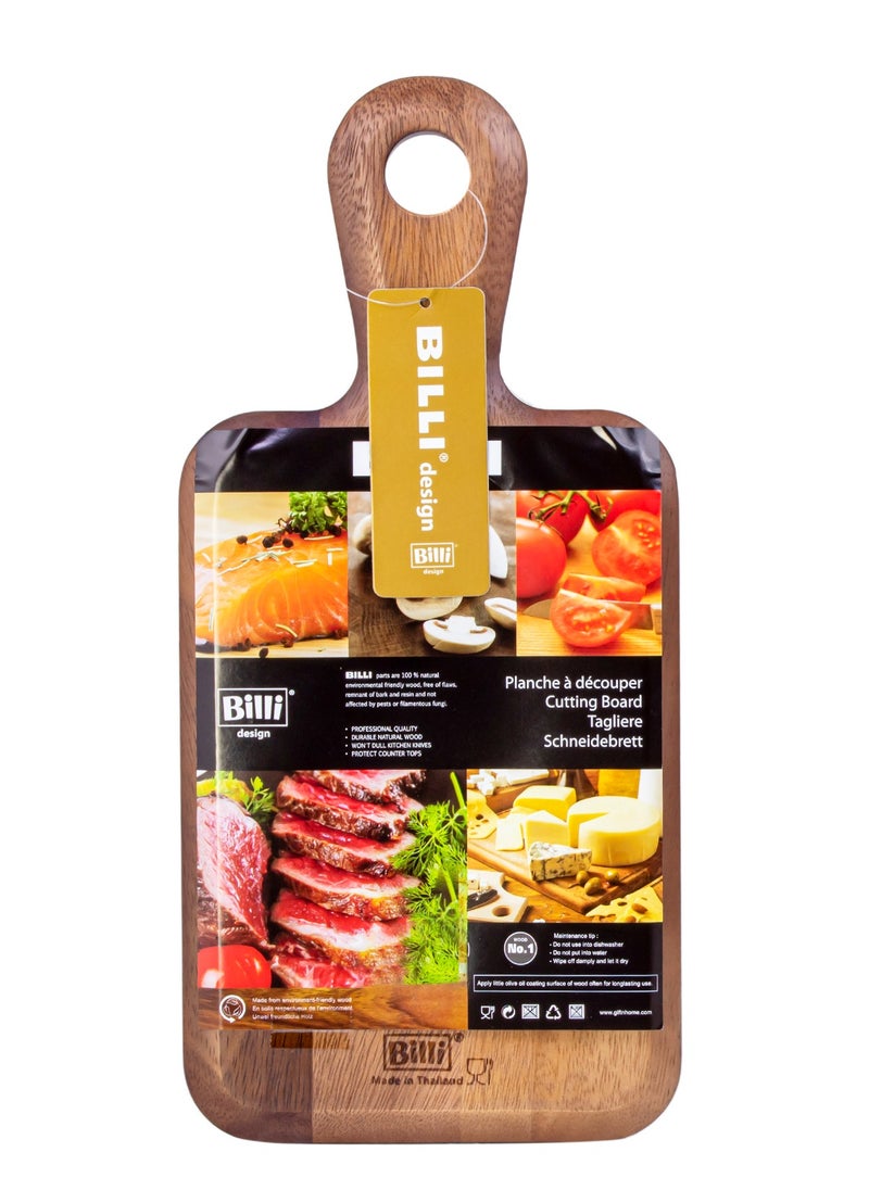 BILLI - Wooden Chopping Board with Handle - Image 1