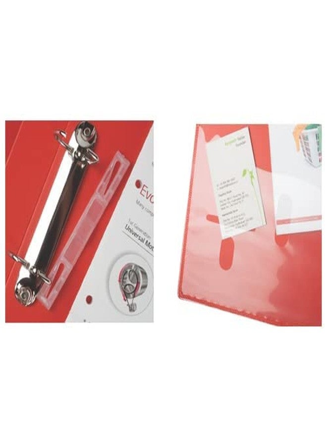 HATHIYANI Heavy Plastic File Folder 2D Ring Binder A4 Size Tough & Durable Ring Binder Box Board File for Office documents and Certificate Multicolor (Pack of 12) - Image 3