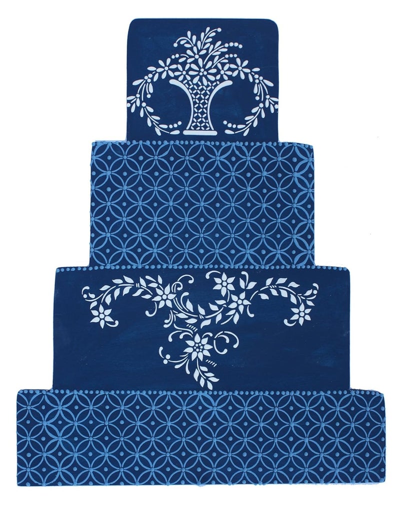 Designer Stencils Wedding Basket Cake Side Stencil by Designer Stencils - Image 3