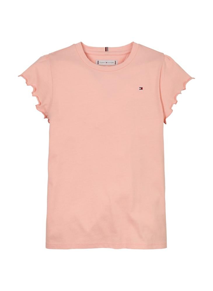 TOMMY HILFIGER Kids Essential Ruffle Sleeve Top  - Image 4