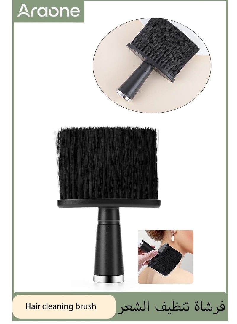 Neck Duster Brush for Hair Cutting Barber Duster, Soft Cleaning Face Brush Styling Fits for Hair Cutting and Home Use(Black) - Image 1