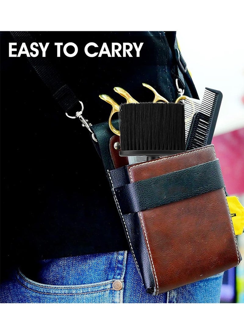 Neck Duster Brush for Hair Cutting Barber Duster, Soft Cleaning Face Brush Styling Fits for Hair Cutting and Home Use(Black) - Image 4