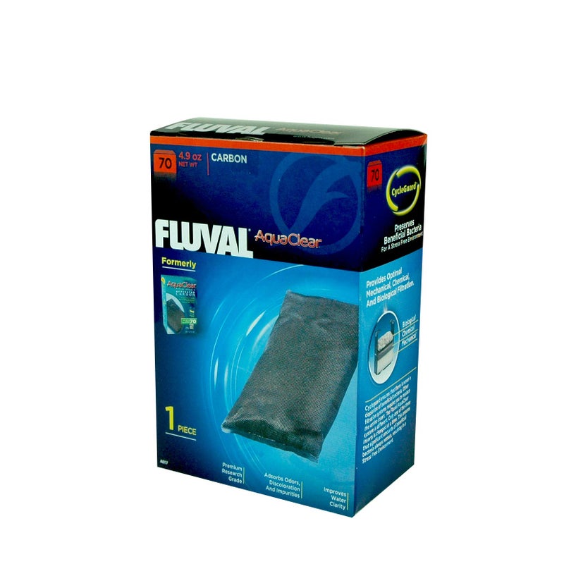 Fluval AquaClear 70 Activated Carbon, 4-1/5 Ounce - Image 1