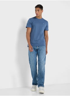 Calvin Klein Jeans Straight Fit Light Wash Jeans  - Image 2