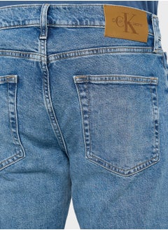 Calvin Klein Jeans Straight Fit Light Wash Jeans  - Image 5