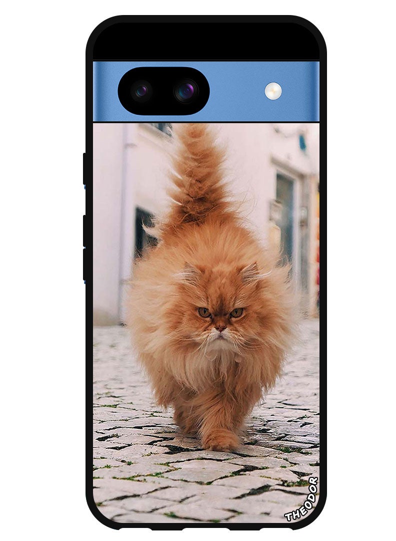 Theodor Protective Case Anti Scratch Shock Proof Bumper Cover For Google Pixel 8a Wild Cat - Image 1