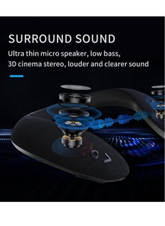 Y&D Bluetooth Headphones Neckband, Neck Speaker Wireless, Wearable System for Gaming, Movies and Music, True 3D Stereo Surrounding Sound, Built-in Microphone  - Image 4