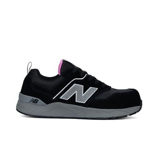 New Balance Elite Lite Electrical Hazard Women's Medium Composite Toe, Industrial Work Shoe Lightweight & Slip Resistant, Black Rose, 8.5 - Image 1