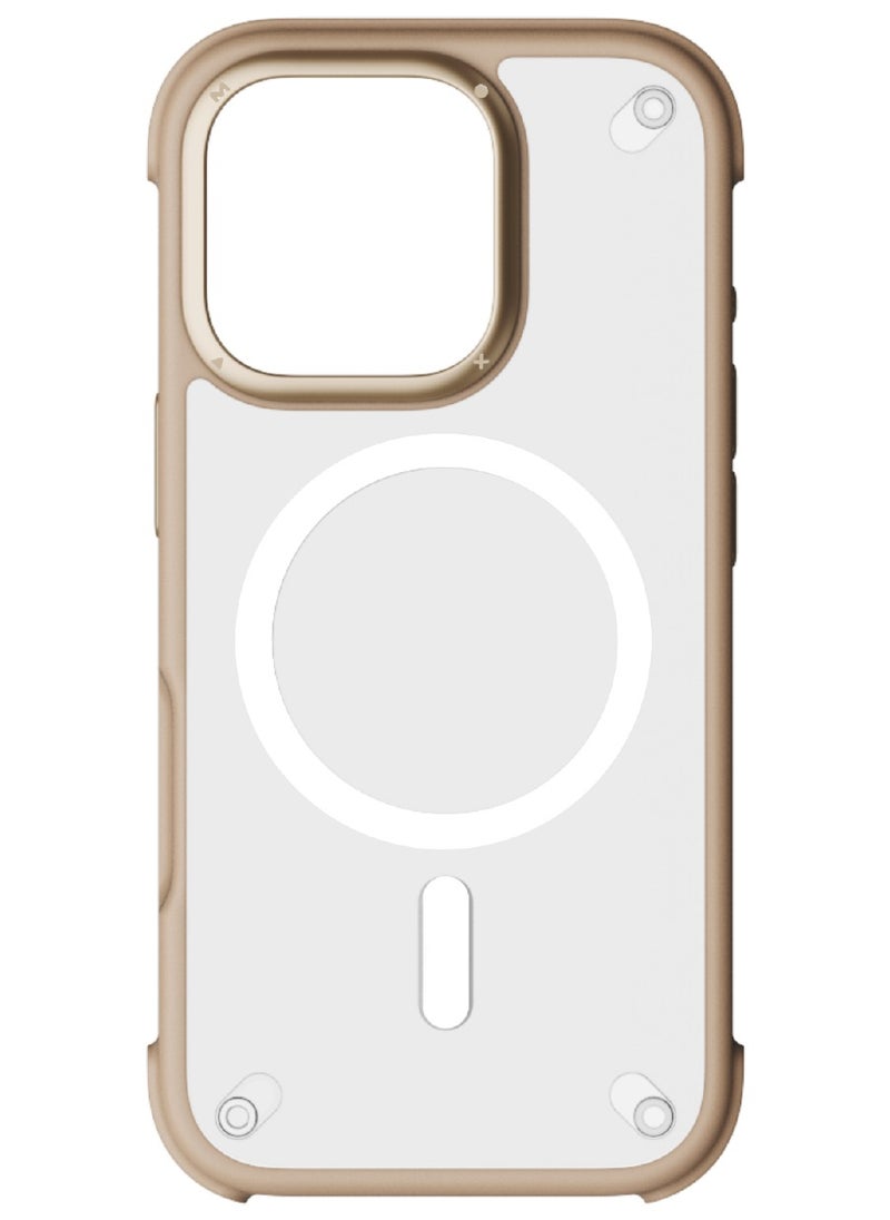 Momax Air Magnetic for iPhone 16 Pro MAX Case Cover 360 Protection - Rose Gold  - Image 3