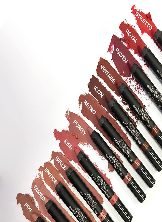 نوديستكس قلم تحديد الشفاه والخدود Nudestix Intense Matte، أحمر شفاه + محدد شفاه + أحمر خدود ملون، مكياج متعدد الاستخدامات للون يدوم طويلاً، تغطية ناعمة، اللون: بيل - Image 5