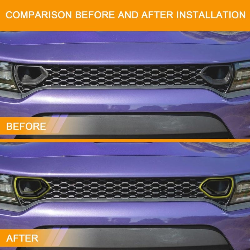 Hoolcar غطاء شبكة الصدام الأمامي من هولكار لدودج تشارجر - Image 4