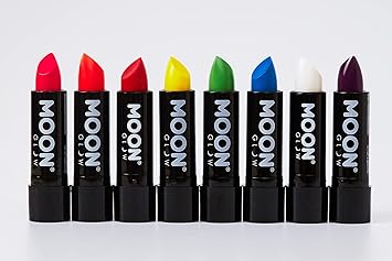 Moon Glow Neon UV Lipstick by Moon Glow Intense Pastel set of 16 colours Bright Neon Coloured Lipstick Glows under UV - Image 2
