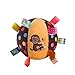 Letton Colorful Tag Chime Ball Soft Plush Sensory Rattle Toy for Babies Kids Toddlers Infants - Image 3