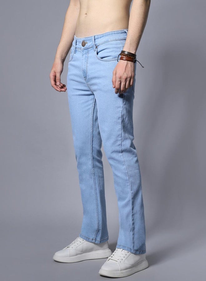 HIGH STAR Mens Blue Jeans - Image 4