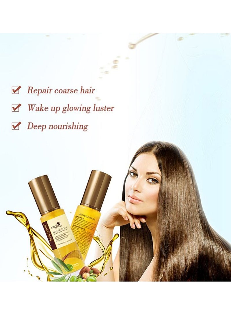 Karseell زيت الأركان المغربي الغني بفيتامين E مستخلص عشبي سيروم زيت علاج عميق لترميم الشعر والجلد والأظافر 50 مل - Image 4