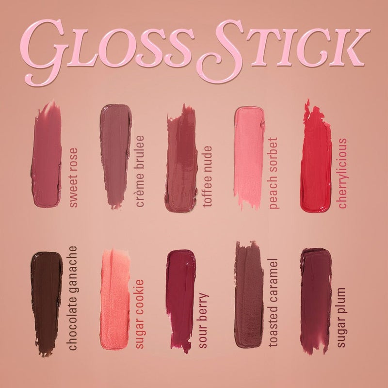 Revolution Pout Shine Glossy Lipstick Shimmer Peach Fizz - Image 4