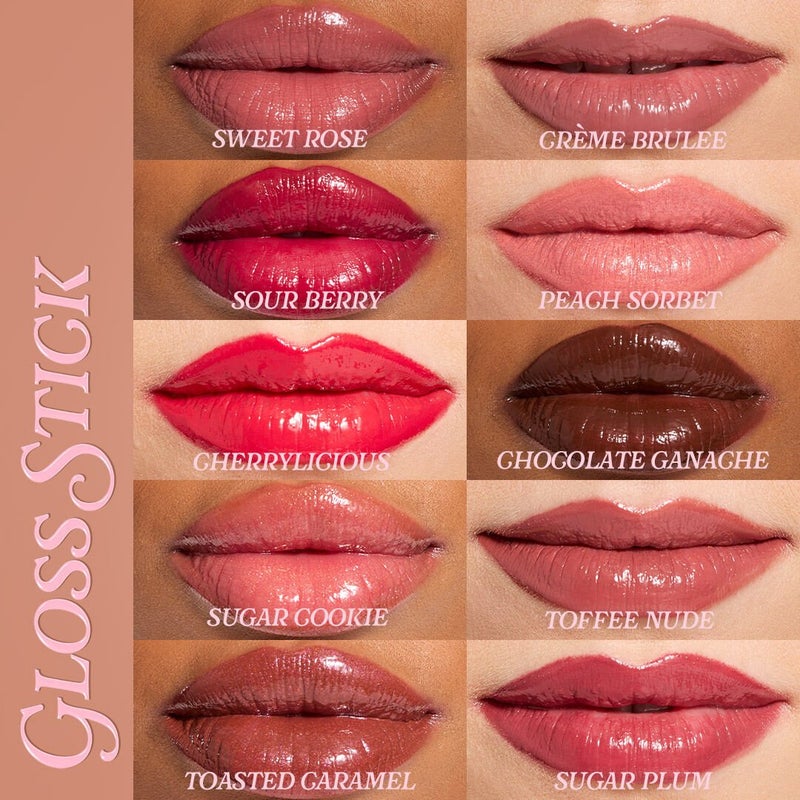 Revolution Pout Shine Glossy Lipstick Shimmer Peach Fizz - Image 5
