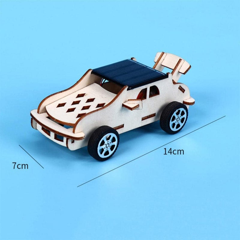 klarako Wooden Solar Car Model Kits Learning Educational Circuit Engineering Project DIY Stem Science Toys for 8 Years Children Boys Girls Age 8 12 - Image 4
