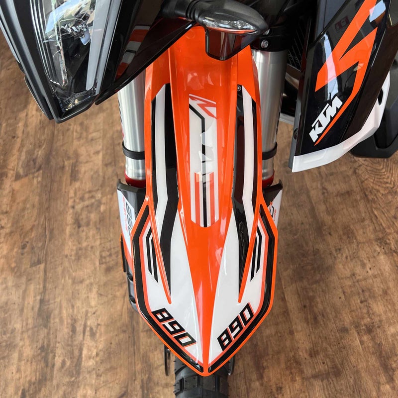 labelbike 3D Sticker Motorcycle Fender Protection and Decoration in Resin Compatible with KTM 890 Adventure R 20212023 - Image 2