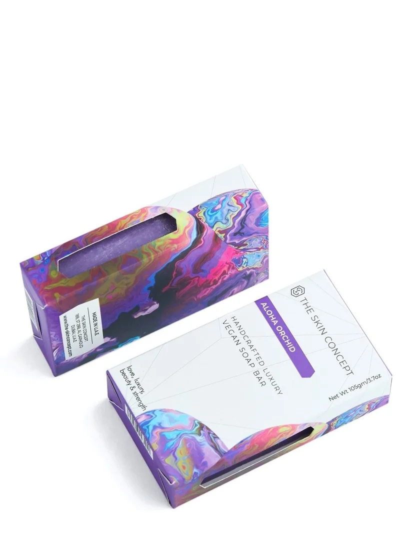 THE SKIN CONCEPT The Skin Concept Artisanal Jojoba Scrub Soap Bar - Aloha Orchid - Handmade, Vegan