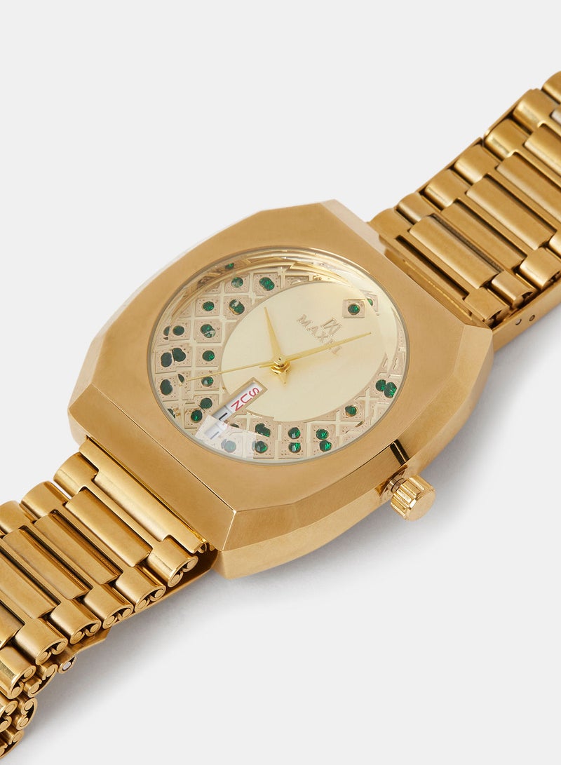 Maxel Men's Diastar Heritage Premium Analog Wrist Watch MX599 - 38mm - Image 3