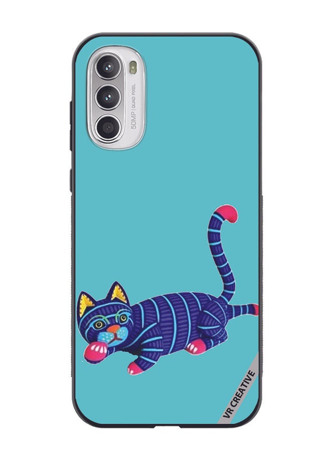 VR CREATIVE Protective Case Cover For Motorola Moto G82 Cat Design Multicolour - Image 1
