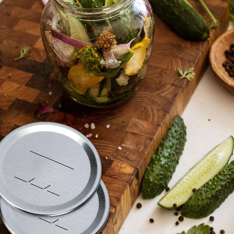 20pcs 70mm Tinplate Mason Jar Lids Sealed Covers Leakproof Can Caps for Canning Storage - Image 3
