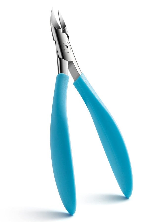 FVION Toenail Clippers, Professional Thick & Ingrown Toe Nail Clippers for Men & Seniors, Velvet-Soft Handle Toenail Cutter/Colorful Nail Clippers, High Grade Stainless Steel - Image 1