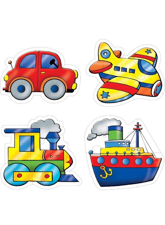 Creative Educational Aids P. Ltd. Creative's Early Puzzles Step 1 -Transport Puzzles | Educational Jigsaw Puzzles for kids| Pre-School Learning Educational Puzzles Fun To Learn Game | Knowledge of Transport (Car, Aeroplane, Engine & Ship) Ages 3 & Up Kids - Image 2