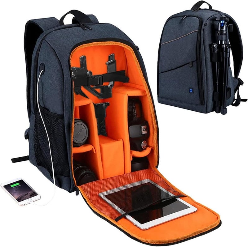 eWINNER Large Capacity Waterproof Shockproof Camera Backpack with 15 Inch Laptop Compartment - Image 1