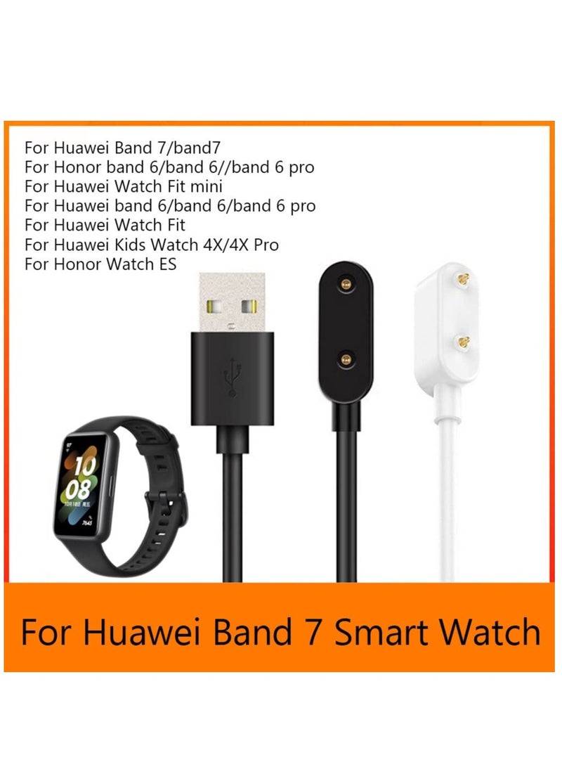 ELTRAZONE "Magnetic USB Charging Cable for Honor Band 6, Huawei Band 6, Honor Watch ES, Huawei 4X - Black: Convenient and Reliable Charging Solution" - Image 2