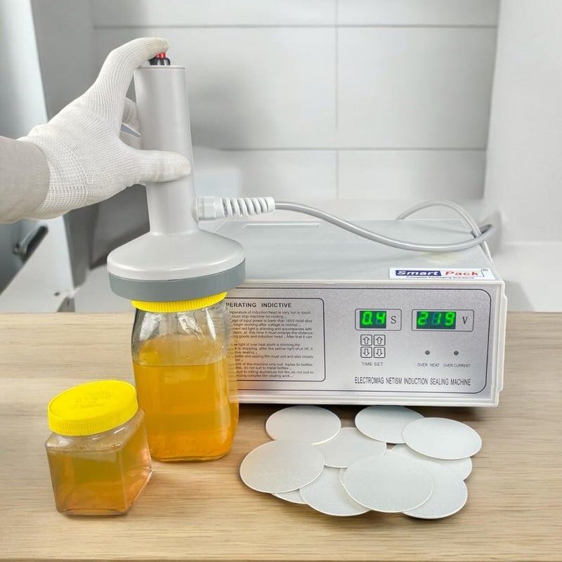 Smartpack SMART PACK Induction Wad for Packing Glass Jars Bottle Sealing Wad Jar Packing Wad Paperboard with Silver Foil Two Piece Seal Liner Glass type Size 732 MM with 500Piece - Image 3