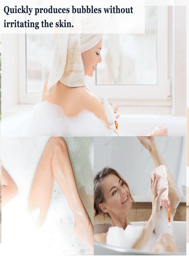 RMERVE 100 Pcs Soap Bag Soft for Shower, Exfoliating Soap Saver Pouch with Drawstring for Foaming and Drying soft for Shower Body Facial Cleaning Tool Easy to Bubble and Store Small Soap - Image 5